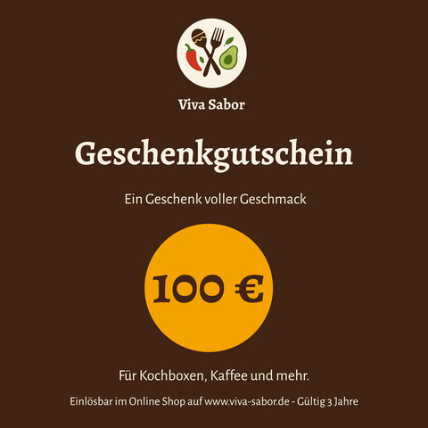 Viva Sabor Geschenkgutschein 100 €