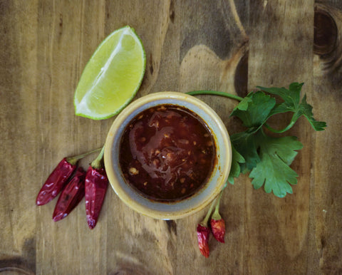 Ají Rojo - Feurige Chili Salsa
